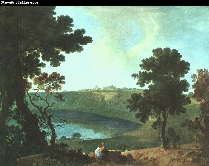 Richard  Wilson Lake Albano and Castel Gandolfo